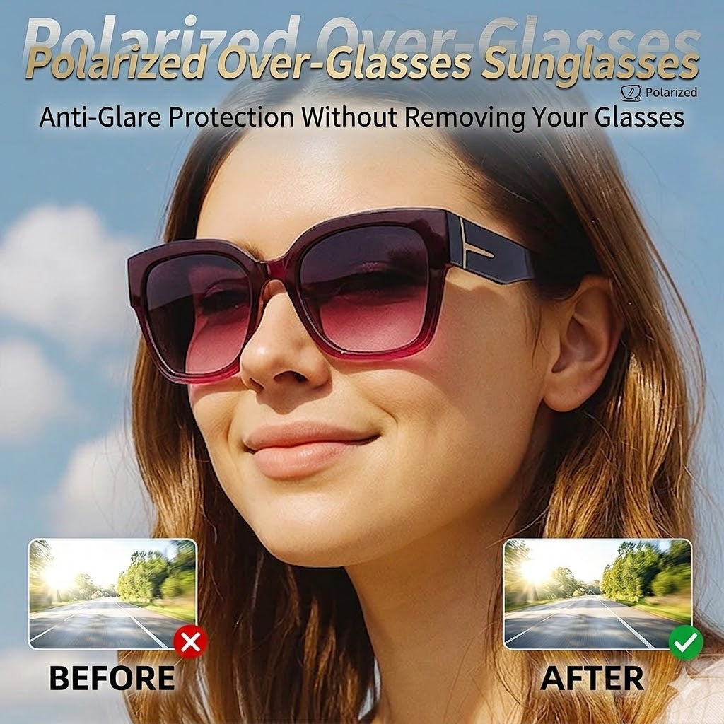Over Glasses Sunglasses – Anti Glare Protection Without Removing Your Glasses