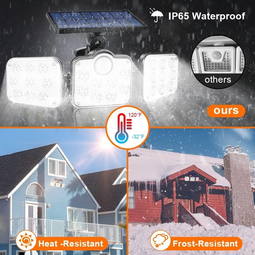 18W Solar Motion Sensor LED Wall Light