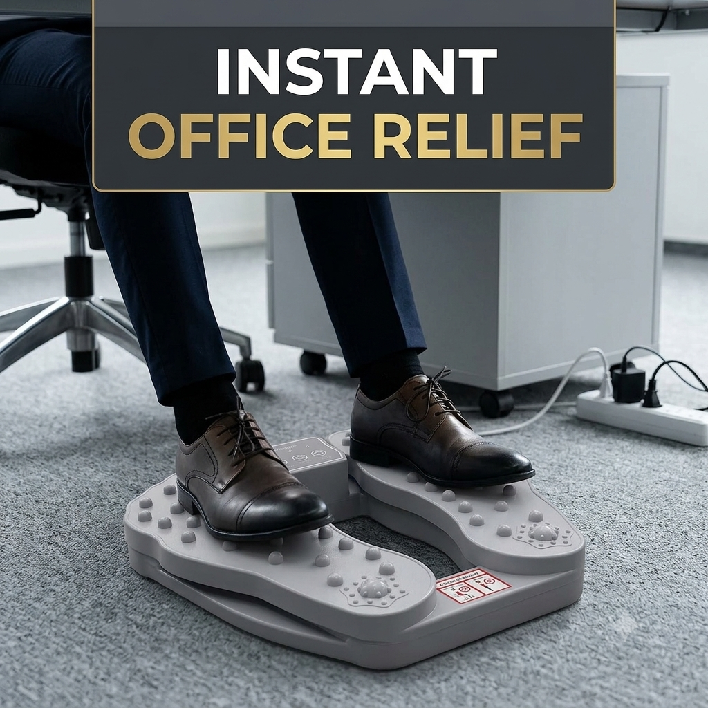 Portable Electric Foot Massager – Relaxing Foot Massage for Home, Office & Travel