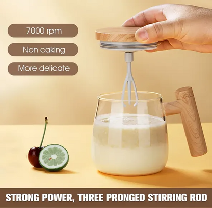 Electric Self-Stirring Mug – Rechargeable Type-C Protein & Coffee Mixing Cup