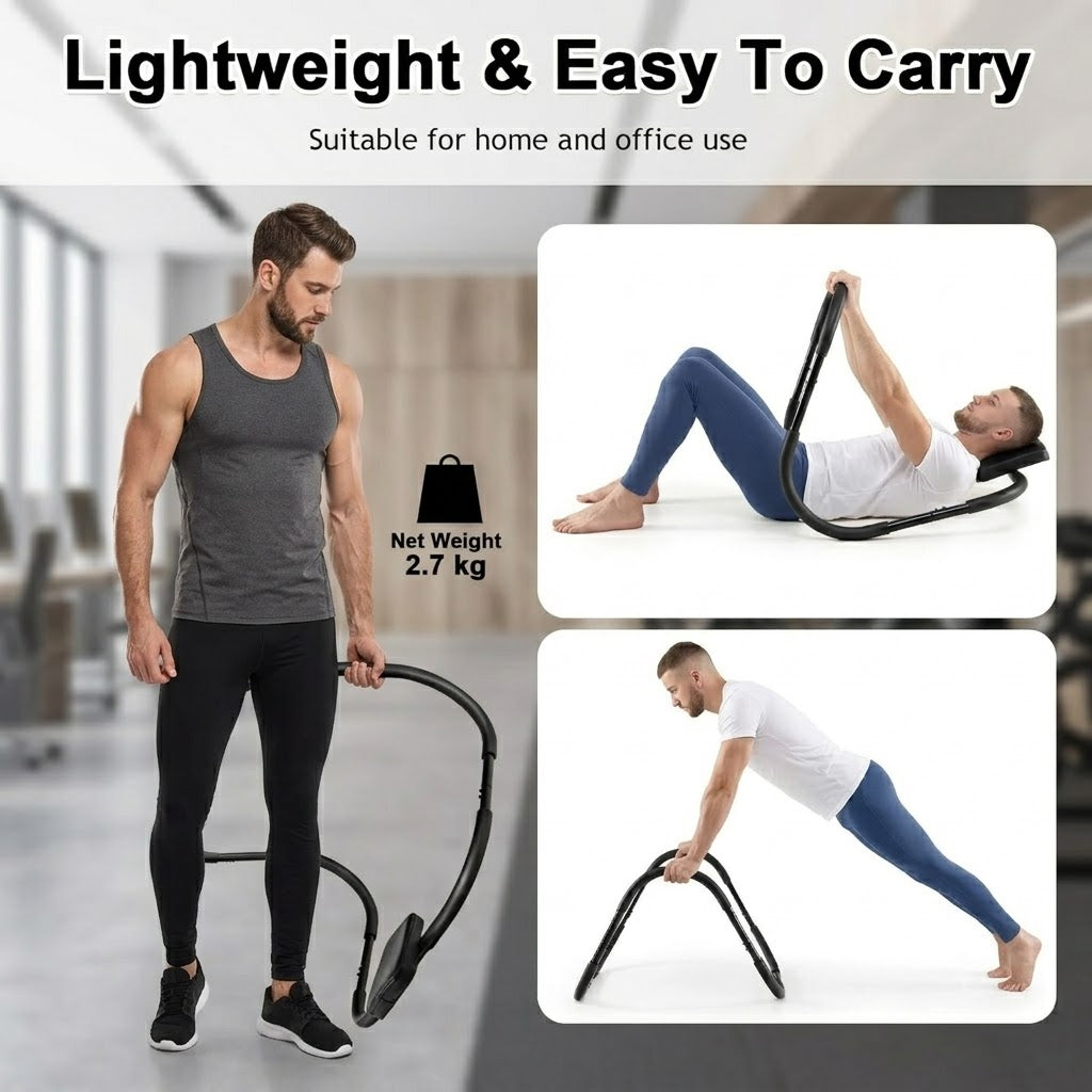 Ab Crunch Trainer Home Fitness Machine for Core & Abdominal Workouts