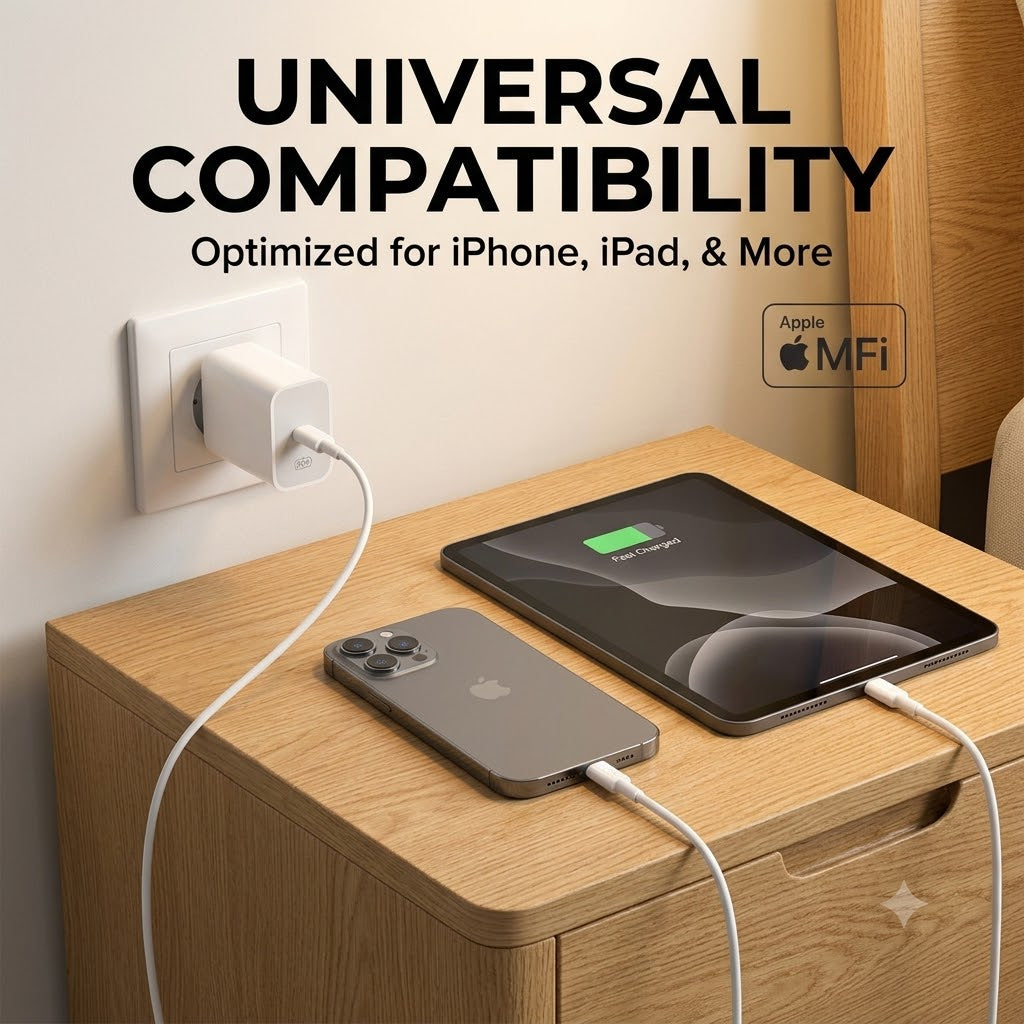 USB C PD Fast Charger – Type-C Power Adapter for iPhone
