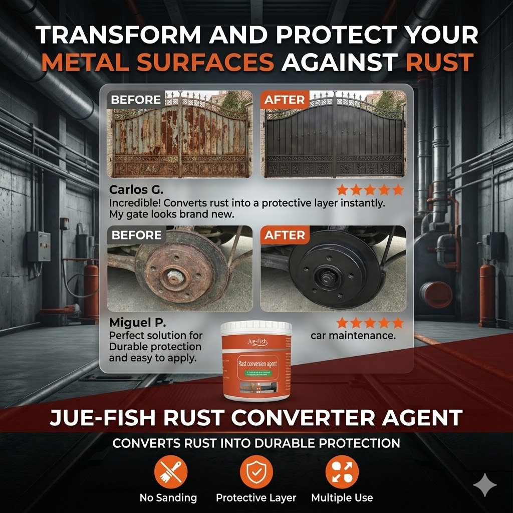 Metal Rust Converter – Long-Lasting Anti-Rust Metal Cleaner