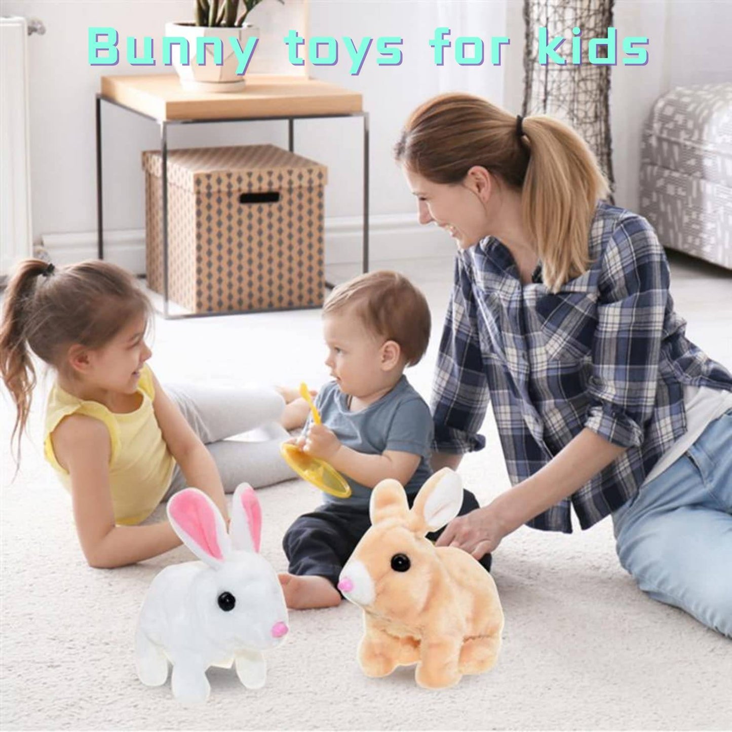 Rabbit educational interactive toy