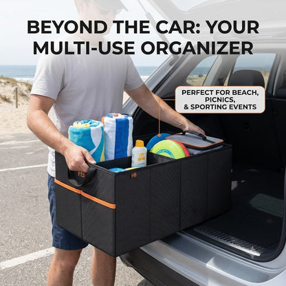 Foldable Car Trunk Storage Box – Multi Purpose Cargo Organizer