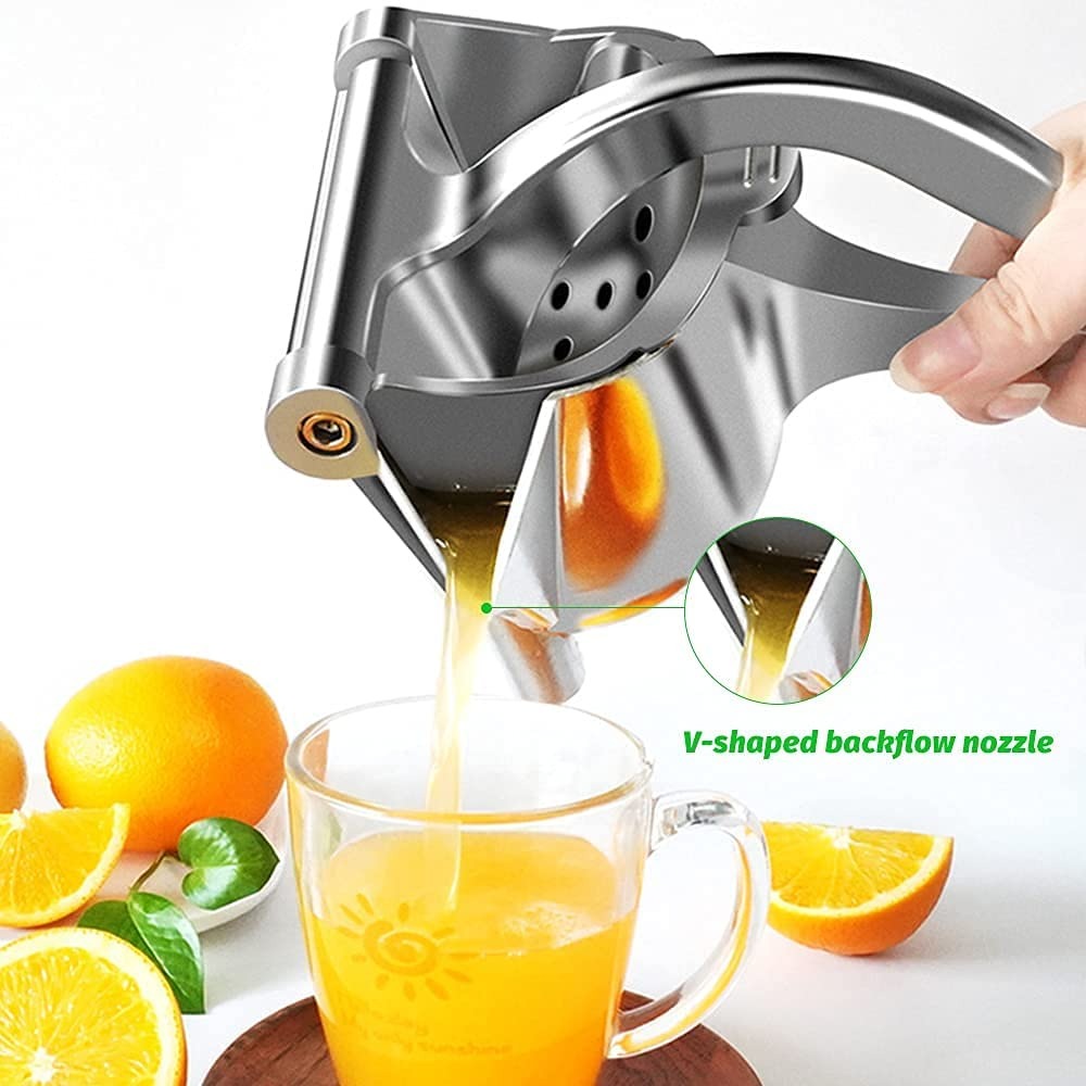 Heavy Duty Manual Fruit Juicer – Removable Hand Press Juice Extractor