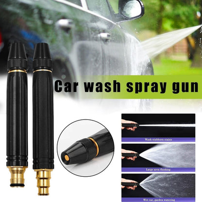 Adjustable High-Pressure Car Wash Gun – Rotating Turbo Dirt Blaster Nozzle