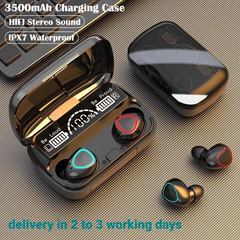 Wireless TWS Earbuds – Top Selling Headphones with Power Bank Case