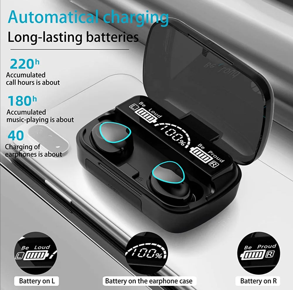 Wireless TWS Earbuds – Top Selling Headphones with Power Bank Case