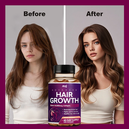 Superfood Biotin Capsules – Hair, Skin & Nails Supplement for Adults & Teens