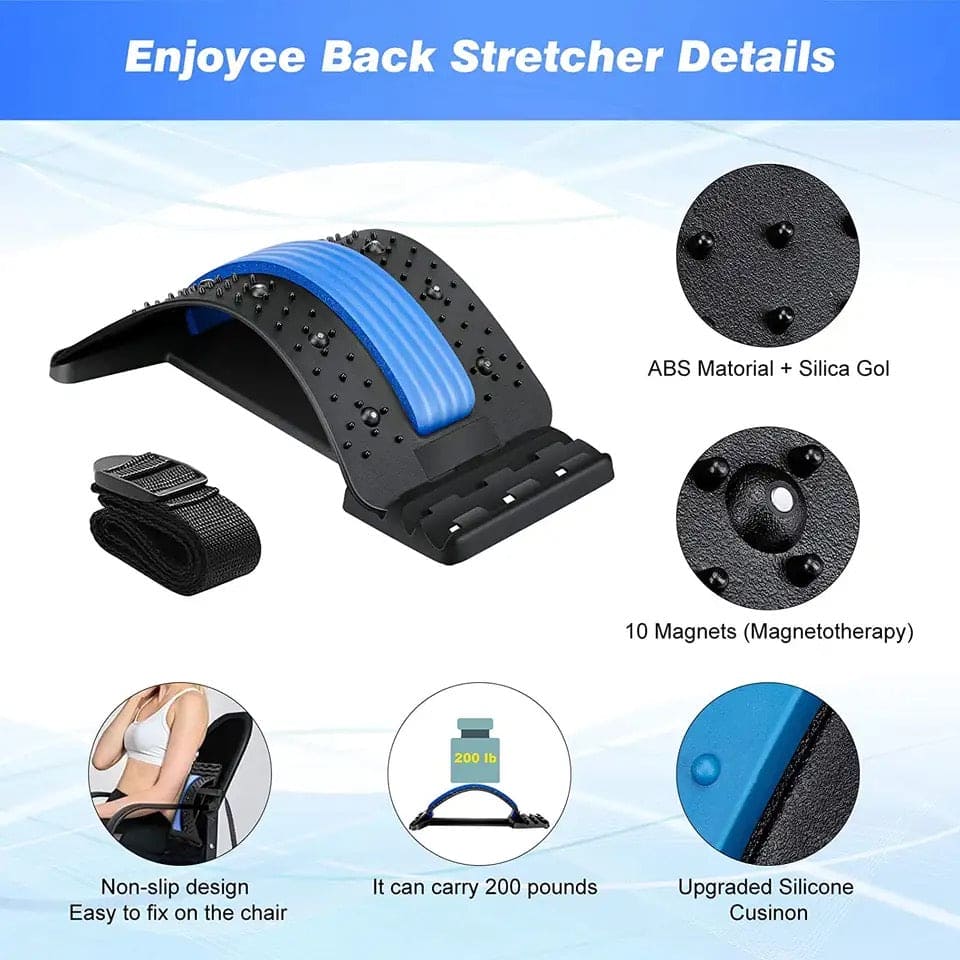 Lumbar Back Stretcher Relieve Pain & Realign Your Spine Naturally
