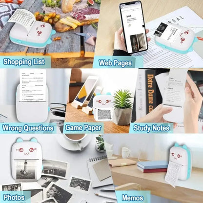 Mini Portable Pocket Printer – Thermal Label & Memo Printer