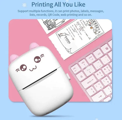 Mini Portable Pocket Printer – Thermal Label & Memo Printer