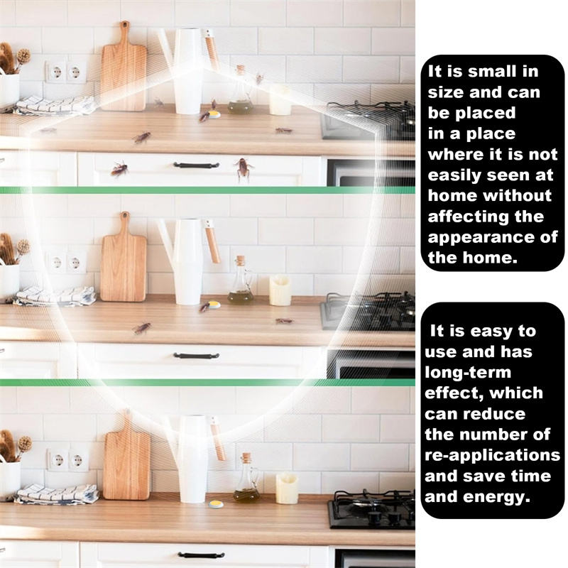 Roach Bait Station – Effective Cockroach Repellent & Nest Killer
