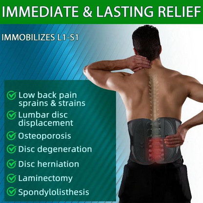 Adjustable Waist Brace – Lumbar & Lower Back Support Belt