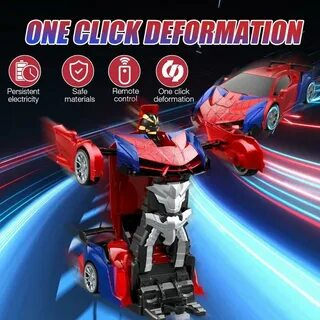 Transforming Car – Drift Racing & Robot Toy with LED Lights