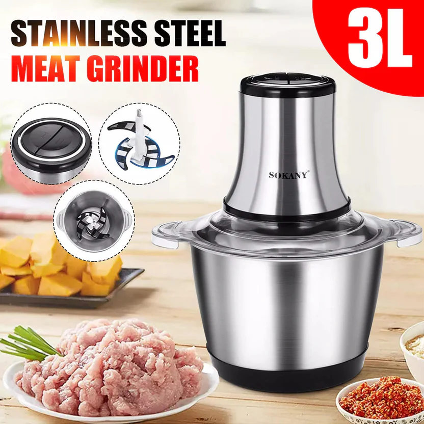 Mini Meat Grinder & Food Chopper – Heavy Duty Kitchen Processor
