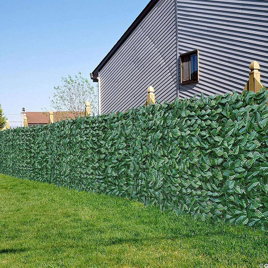 Artificial Ivy Hedge Wall Panels – UV Protected Privacy Green Wall