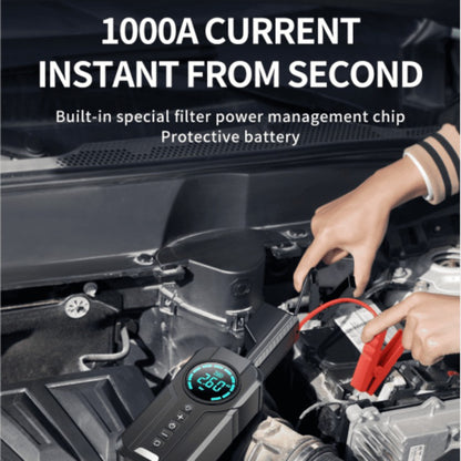 5-in-1 Portable Car Jump Starter — 12V Booster with Inflator