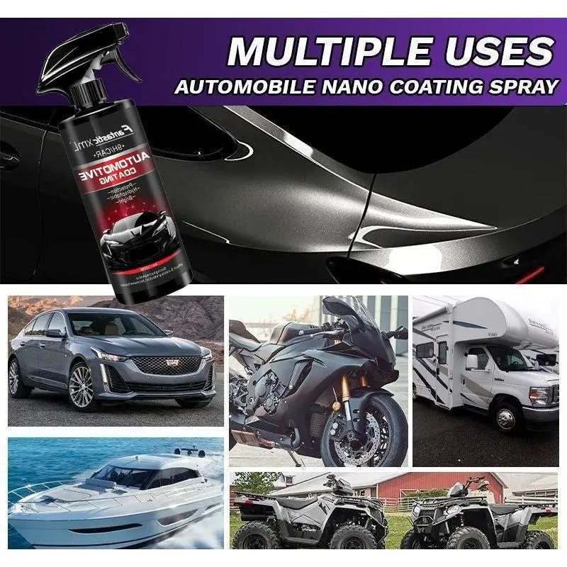Car Wax Spray & Polish – 2 in 1 Hydrophobic Coating Protection