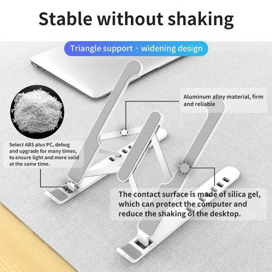 Adjustable Laptop Stand – Ergonomic Foldable Desk for MacBook