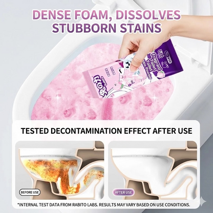 Pink High Foam Toilet Cleaning Powder – Automatic Toilet Bowl Cleaner