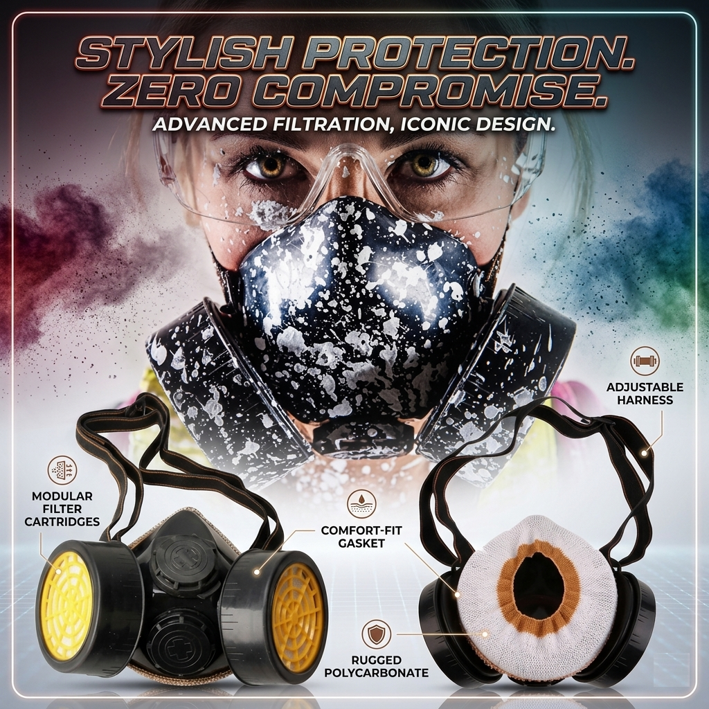 Dust-Proof Respirator Mask – Advanced Protection &amp; Breathable Comfort