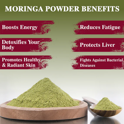 Pure Moringa Extract Powder – Natural Energy & Immune Support Superfood