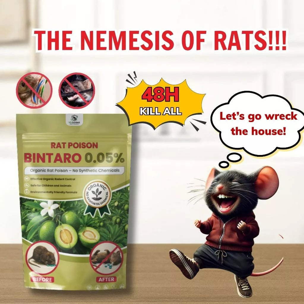 Natural Bintaro Rat Control Solution – Fast-Acting Bio Formula for Large Rodents