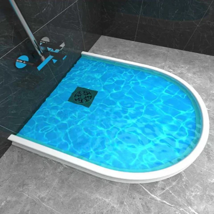 Waterproof Silicone Shower Strip – Self Adhesive Bathroom Water Stopper