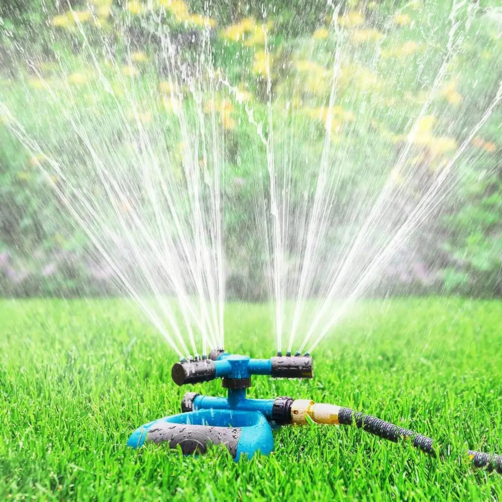 360° Rotation Lawn Sprinkler – Automatic Garden Watering Made Easy