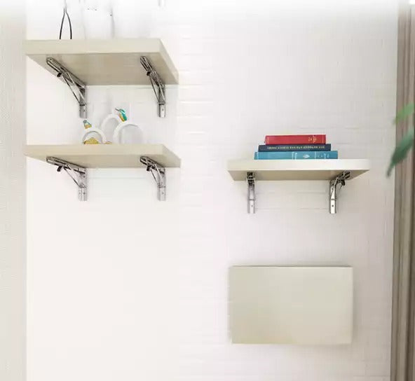Smart Folding Shelf Bracket — Strong Wall Support