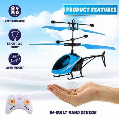 Flying Induction Remote Control Aircraft – Sensor Hovering Drone Toy