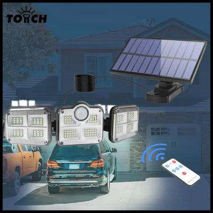 Solar Motion Sensor LED Wall Light
