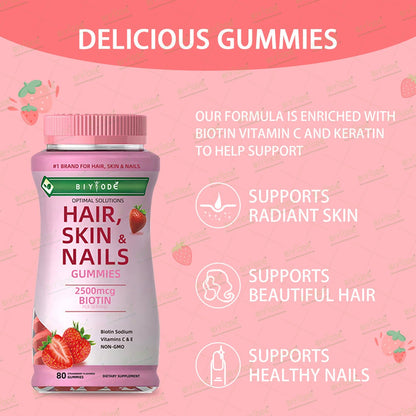 Collagen Gummies – Anti-Aging Support for Hair, Skin & Nails