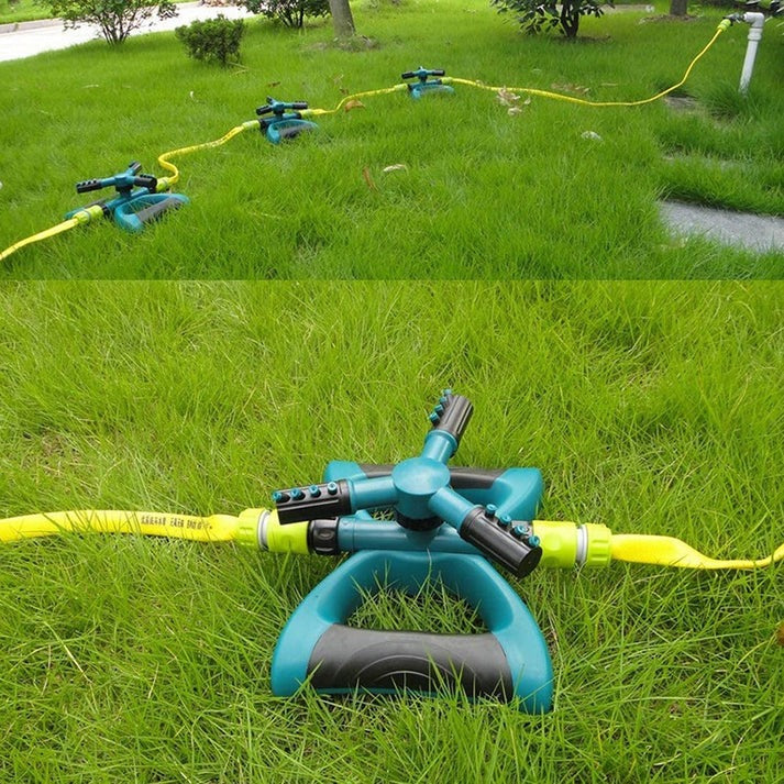 360° Rotation Lawn Sprinkler – Automatic Garden Watering Made Easy