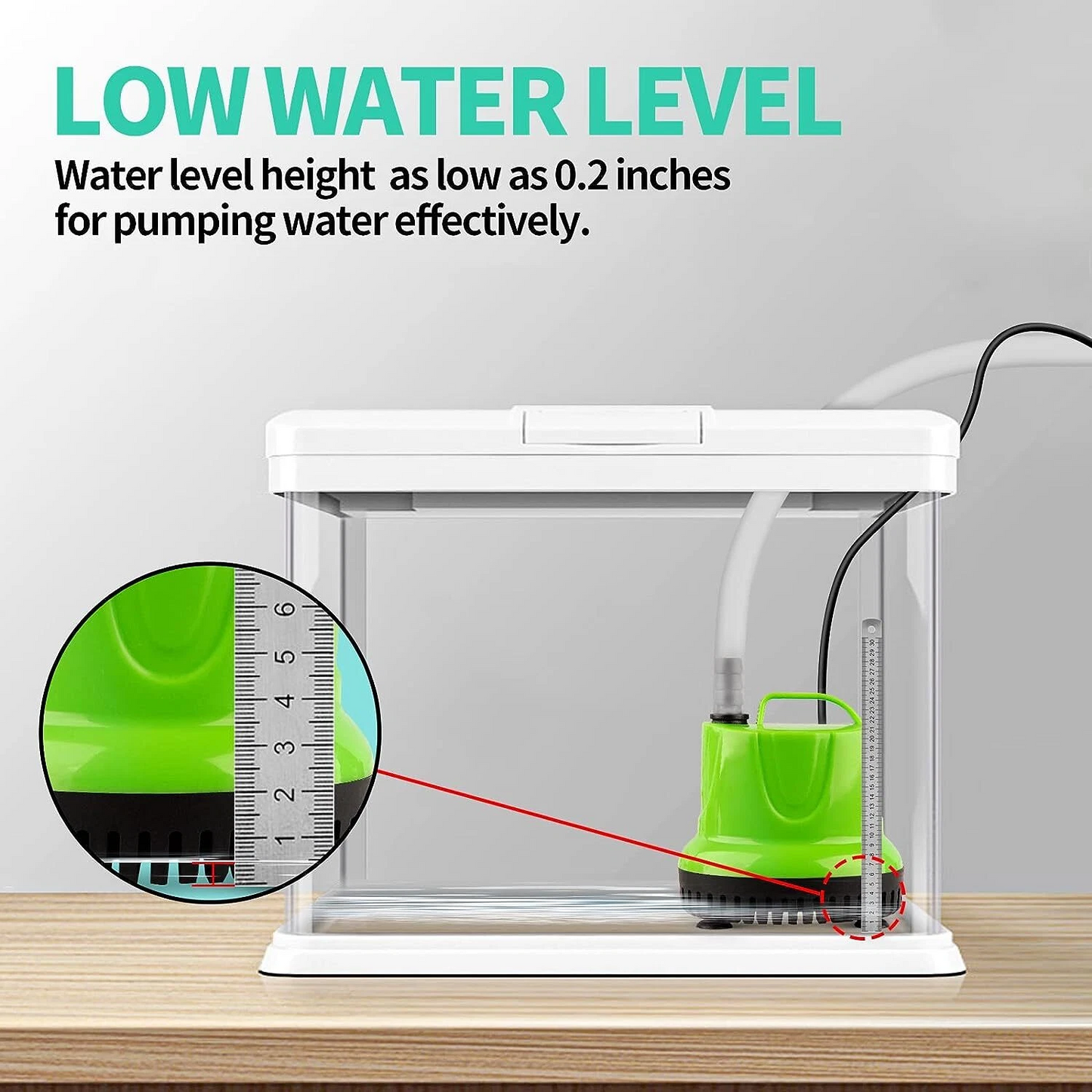 Quiet Submersible Aquarium Pond & Tank Water Pump