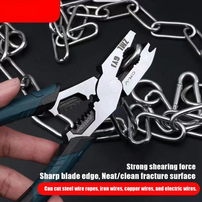 9 Inch Heavy Duty Bent Nose Wire Pliers Industrial Grade