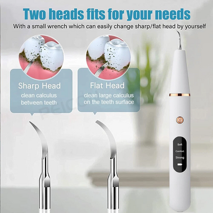 Portable Dental Plaque & Tartar Remover – Rechargeable Tooth Cleaning Tool for Home Use