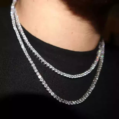 Crystal' Tennis Necklace