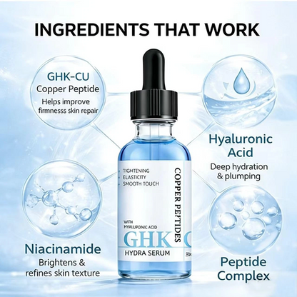 Copper Peptide Face Serum – Hydrating & Firming Skin Care Serum with GHK-Cu