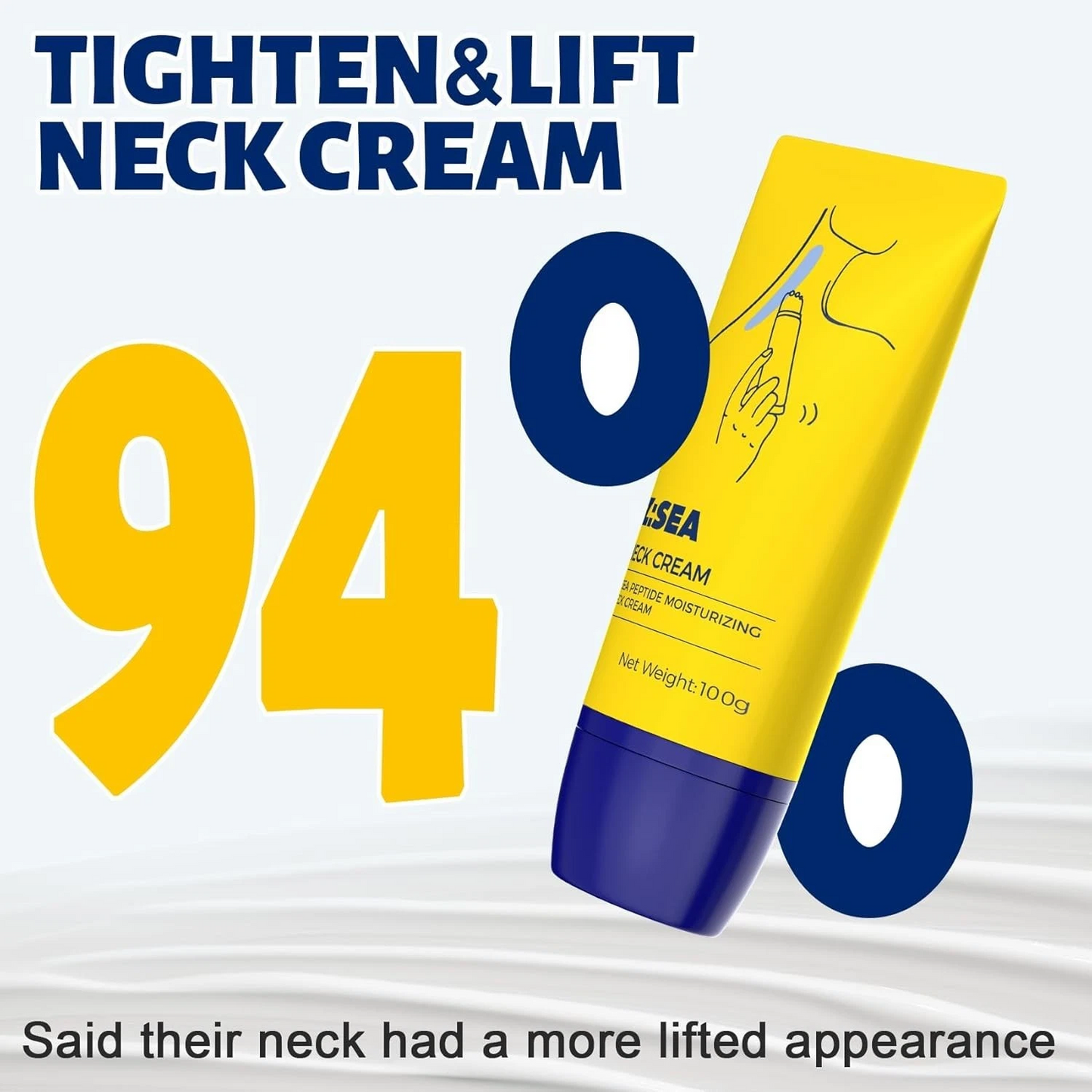 Peptide & Collagen Neck & Chest Firming Cream Roller
