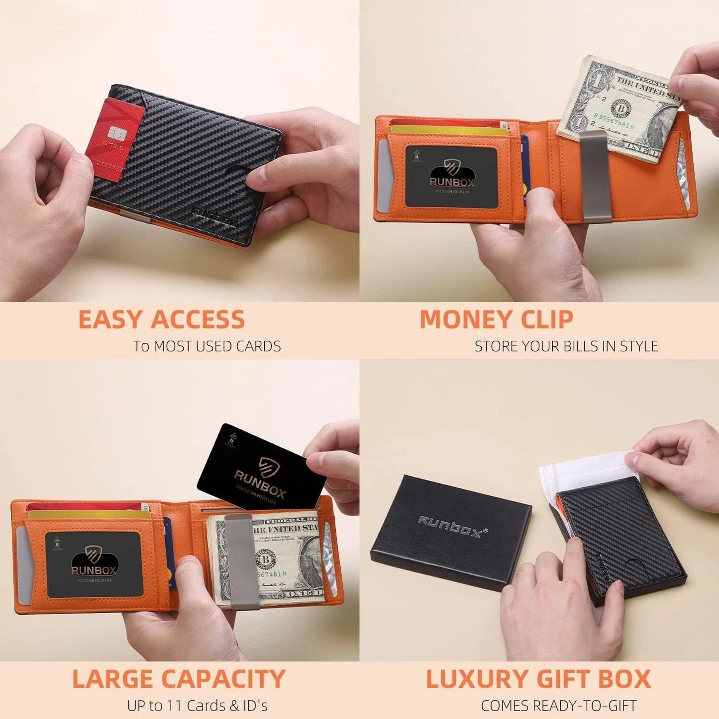 Men’s Card Wallet - RFID Blocking