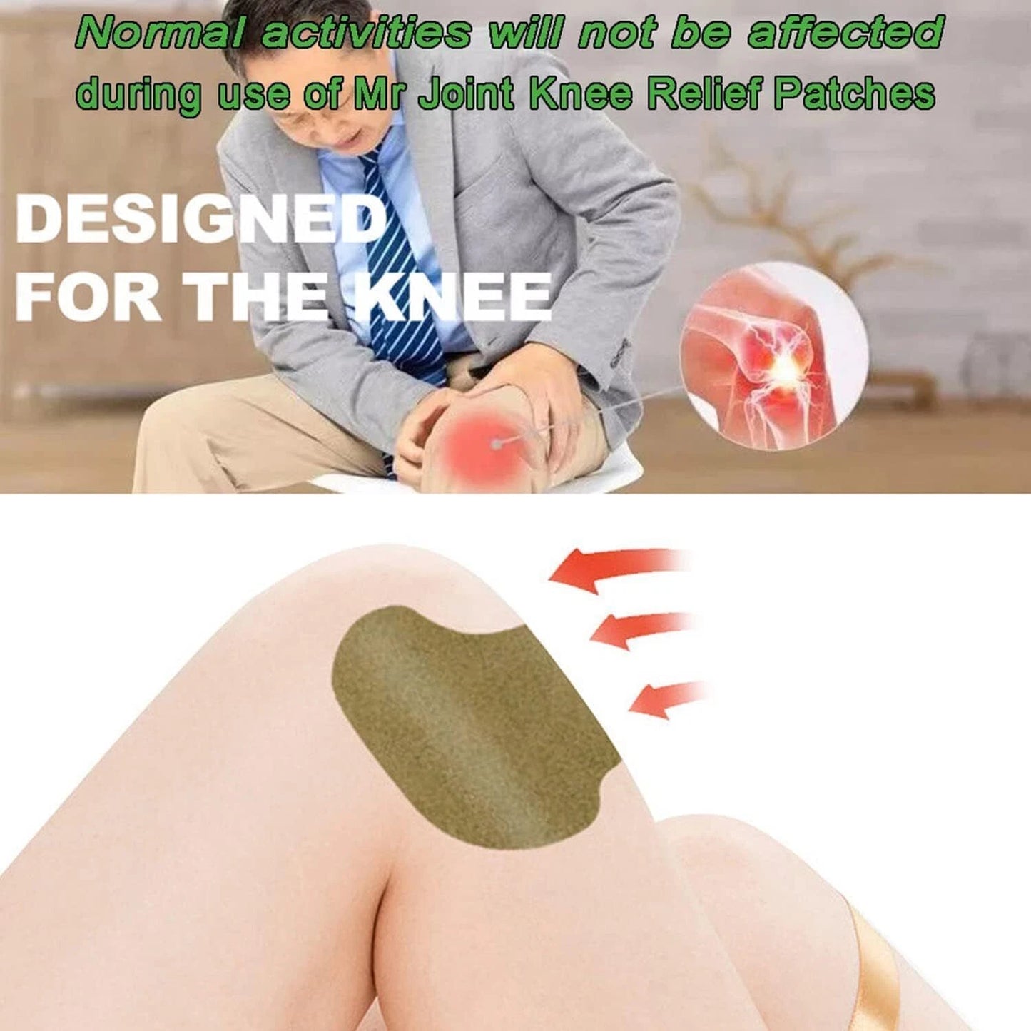 Hyllis Knee Patches Targeted Relief for Pain, Swelling & Stiffness