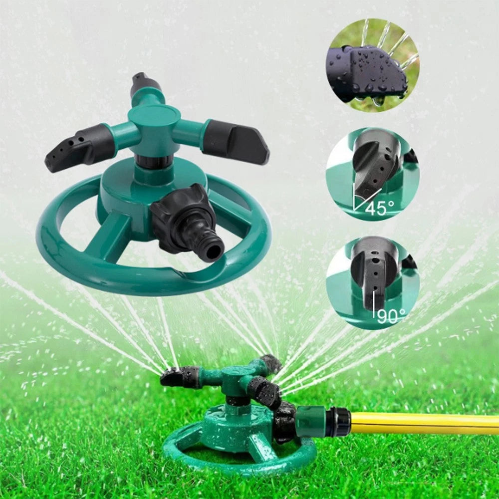 360° Garden Sprinkler Effortless, Even Watering Every Time