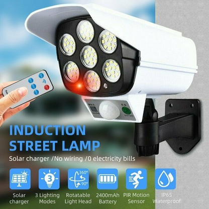 Camera Style Motion Sensor Solar Light – Outdoor Security LED