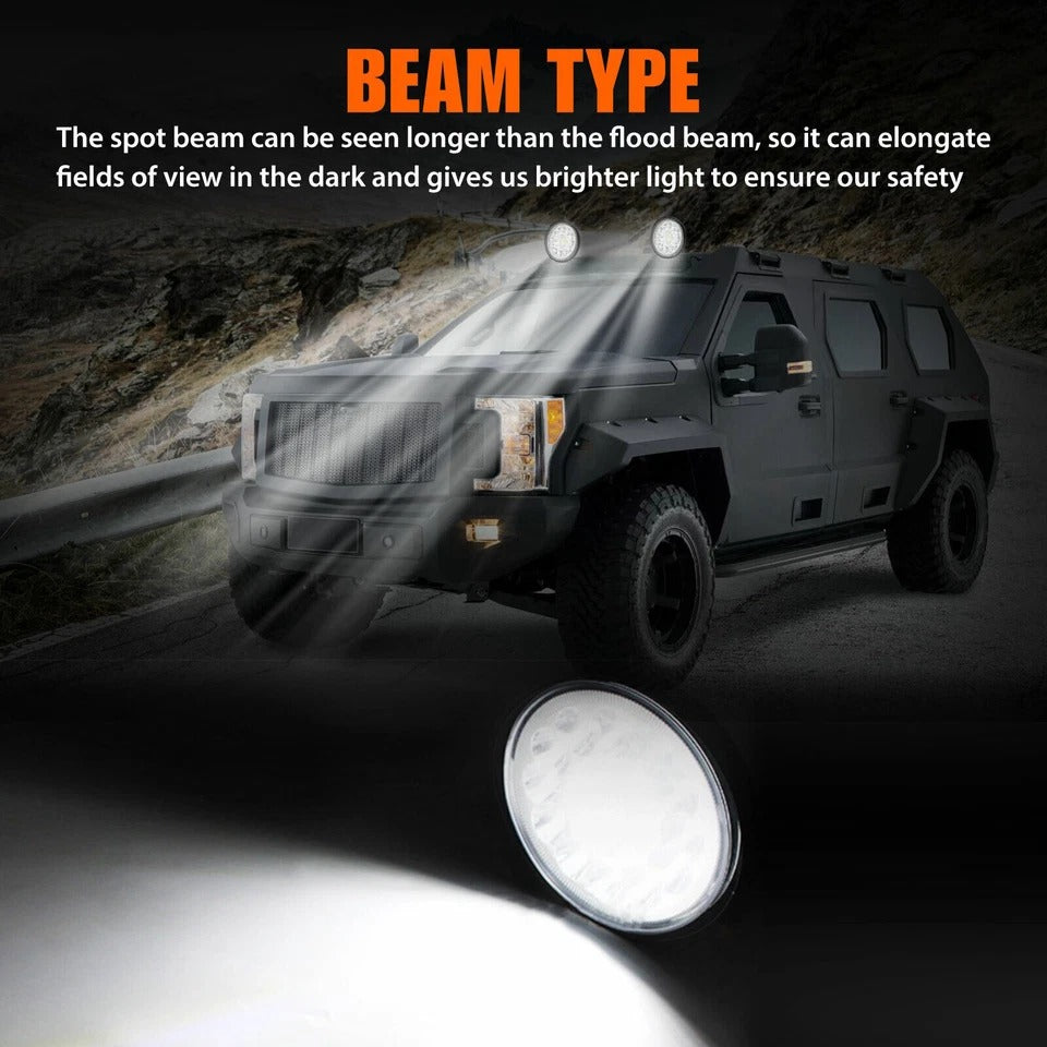 4-Inch 99W LED Pod Light – High-Performance Off-Road Driving Lamp