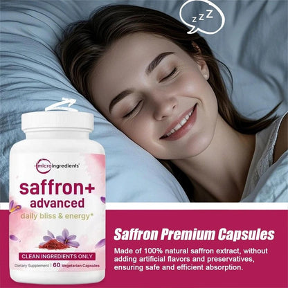 Saffron+ Advanced Supplement – Saffron Extract Blend with Ashwagandha & Turmeric