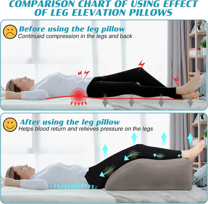 Inflatable Leg Pillow – Portable Comfort for Travel & Relaxation