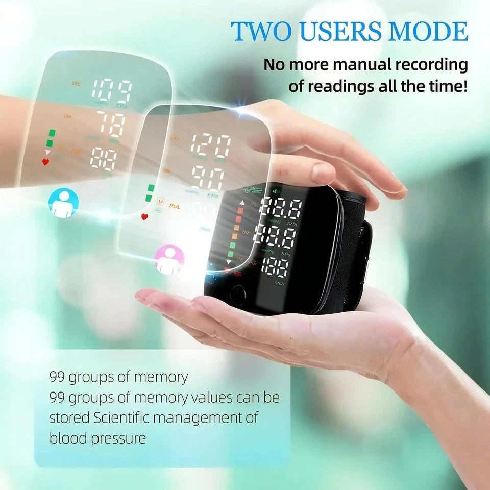 Wrist Blood Pressure Monitor – Accurate, Easy-to-Use